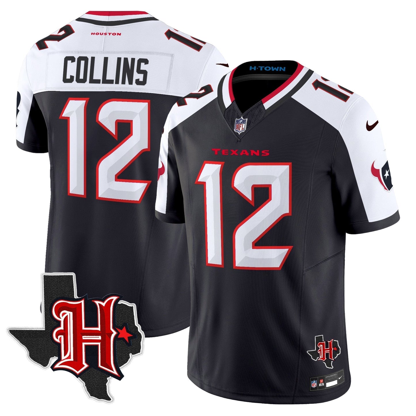 HOU 2024 Texas Patch Vapor Limited Jersey V5 - All Stitched-DTD