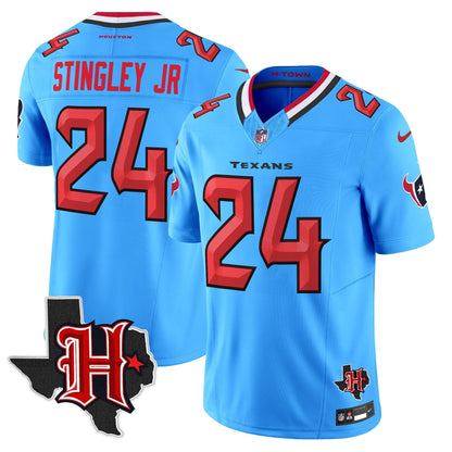 HOU 2024 Texas Patch Vapor Limited Jersey V5 - All Stitched-DTD