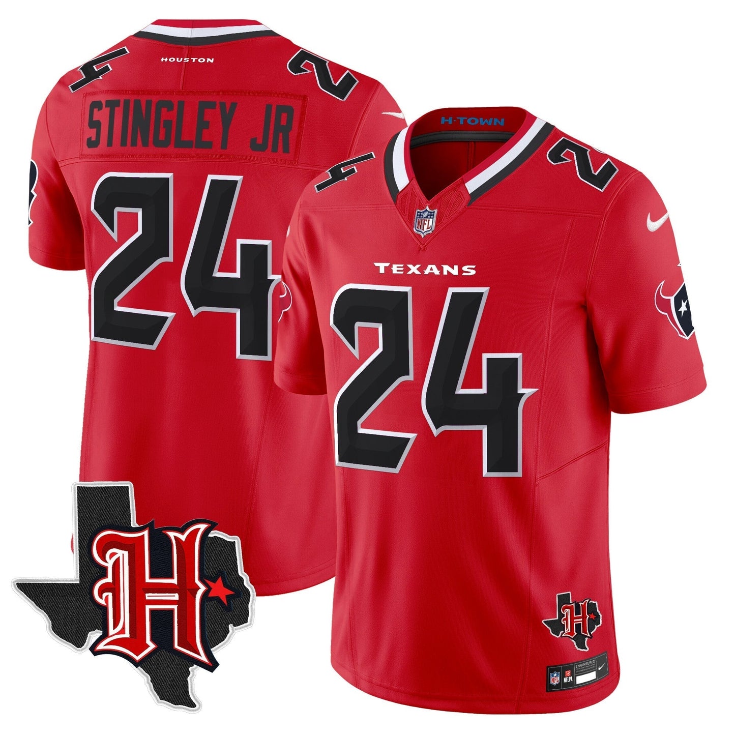 HOU 2024 Texas Patch Vapor Limited Jersey V5 - All Stitched-DTD