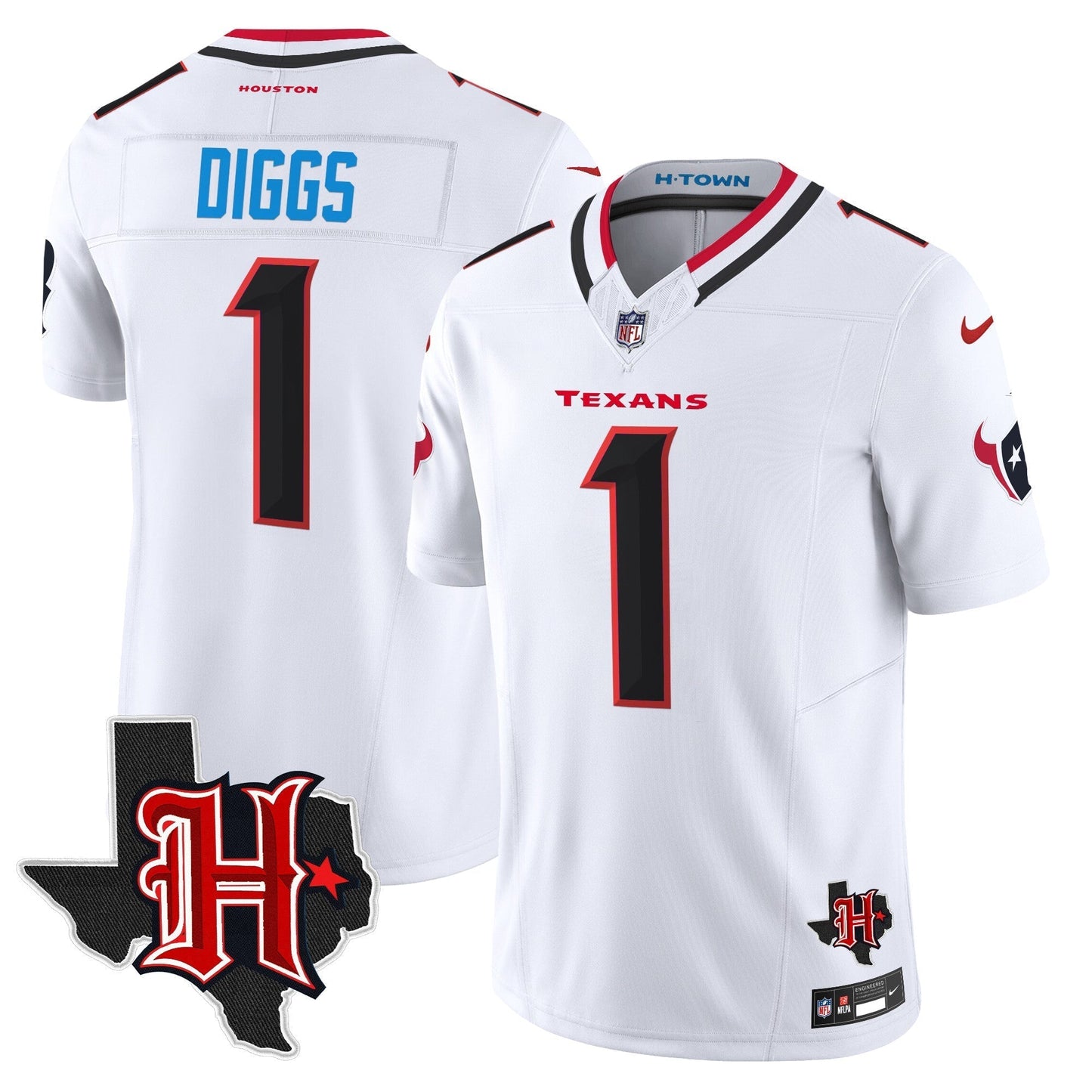 HOU 2024 Texas Patch Vapor Limited Jersey V5 - All Stitched-DTD