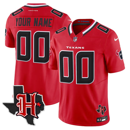 HOU 2024 Texas Patch Vapor Limited Custom Jersey V5 - All Stitched-DTD