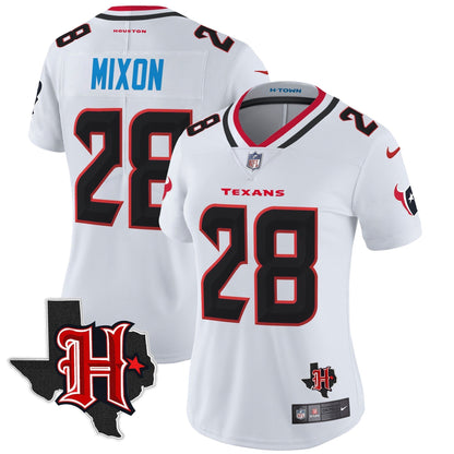 Women's HOU 2024 Texas Patch Vapor Limited Jersey V5 - All Stitched-DTD