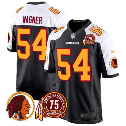 WR 75th Patch Throwback Game Jersey - All Stitched-DTD
