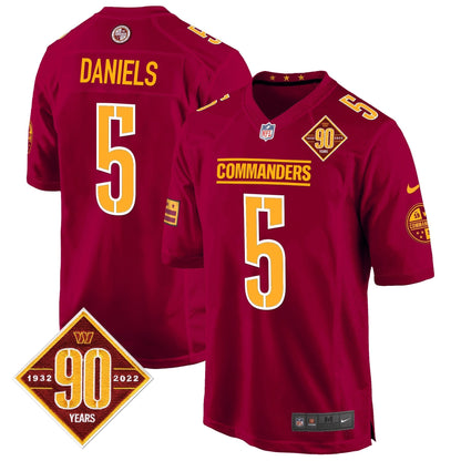 WAS 90th Anniversary Patch Game Jersey - All Stitched-DTD