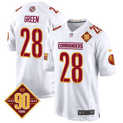 WAS 90th Anniversary Patch Game Jersey - All Stitched-DTD