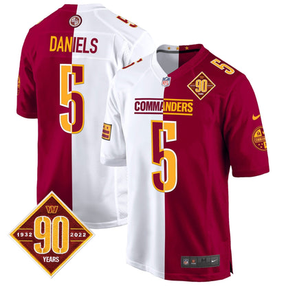 WAS 90th Anniversary Patch Game Jersey - All Stitched-DTD