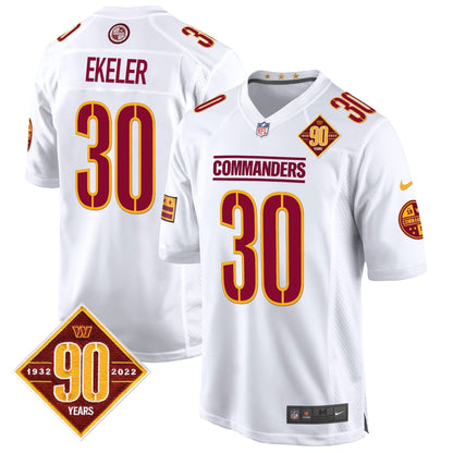 WAS 90th Anniversary Patch Game Jersey - All Stitched-DTD