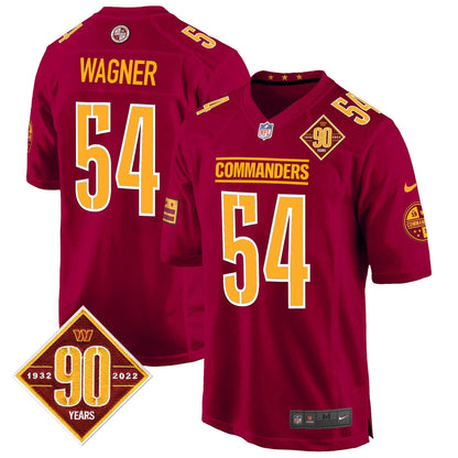 WAS 90th Anniversary Patch Game Jersey - All Stitched-DTD