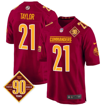 WAS 90th Anniversary Patch Game Jersey - All Stitched-DTD