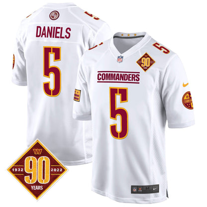 WAS 90th Anniversary Patch Game Jersey - All Stitched-DTD