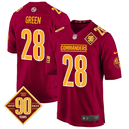 WAS 90th Anniversary Patch Game Jersey - All Stitched-DTD