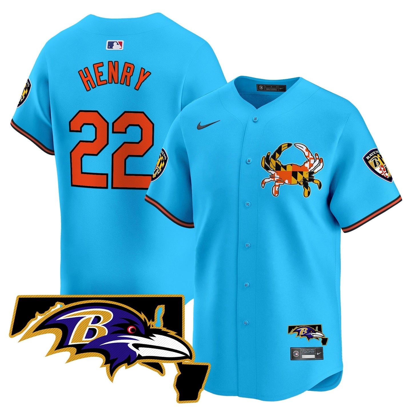 BAL 2024 Vapor Premier Baseball Jersey - All Stitched-DTD