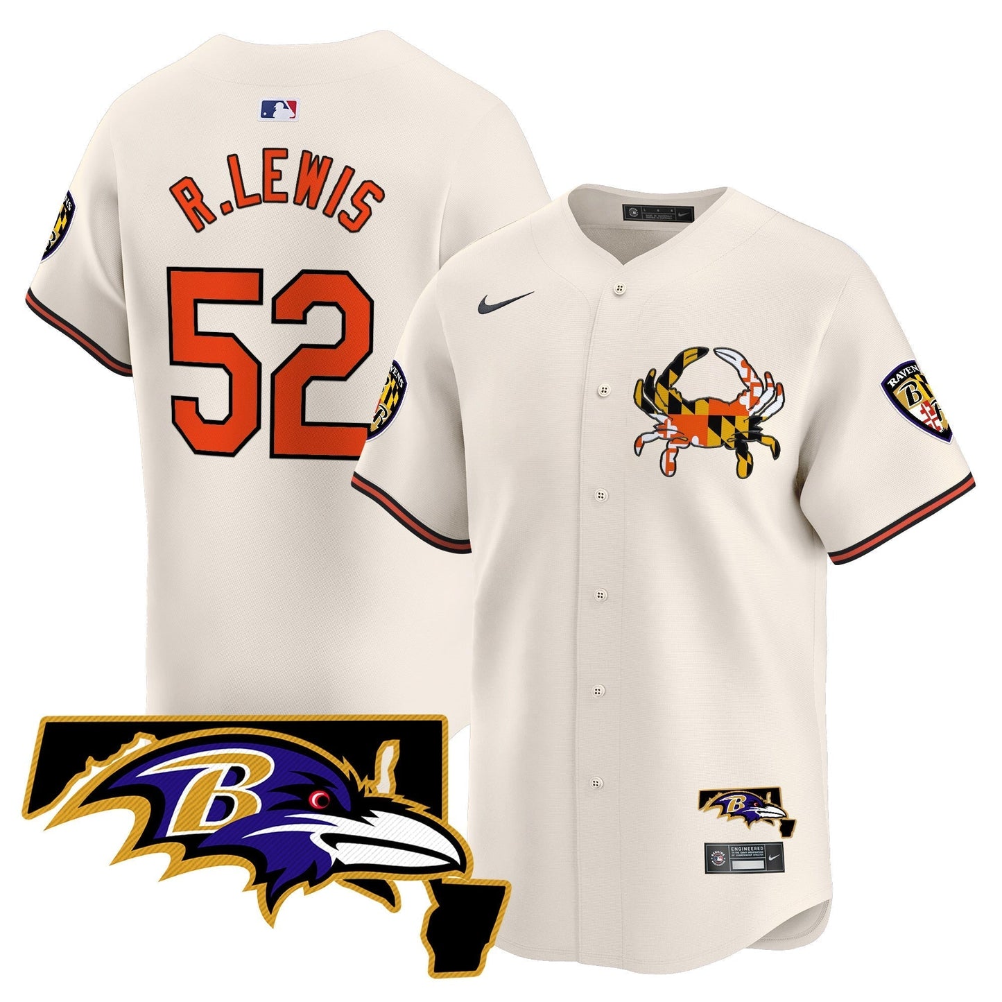 BAL 2024 Vapor Premier Baseball Jersey - All Stitched-DTD