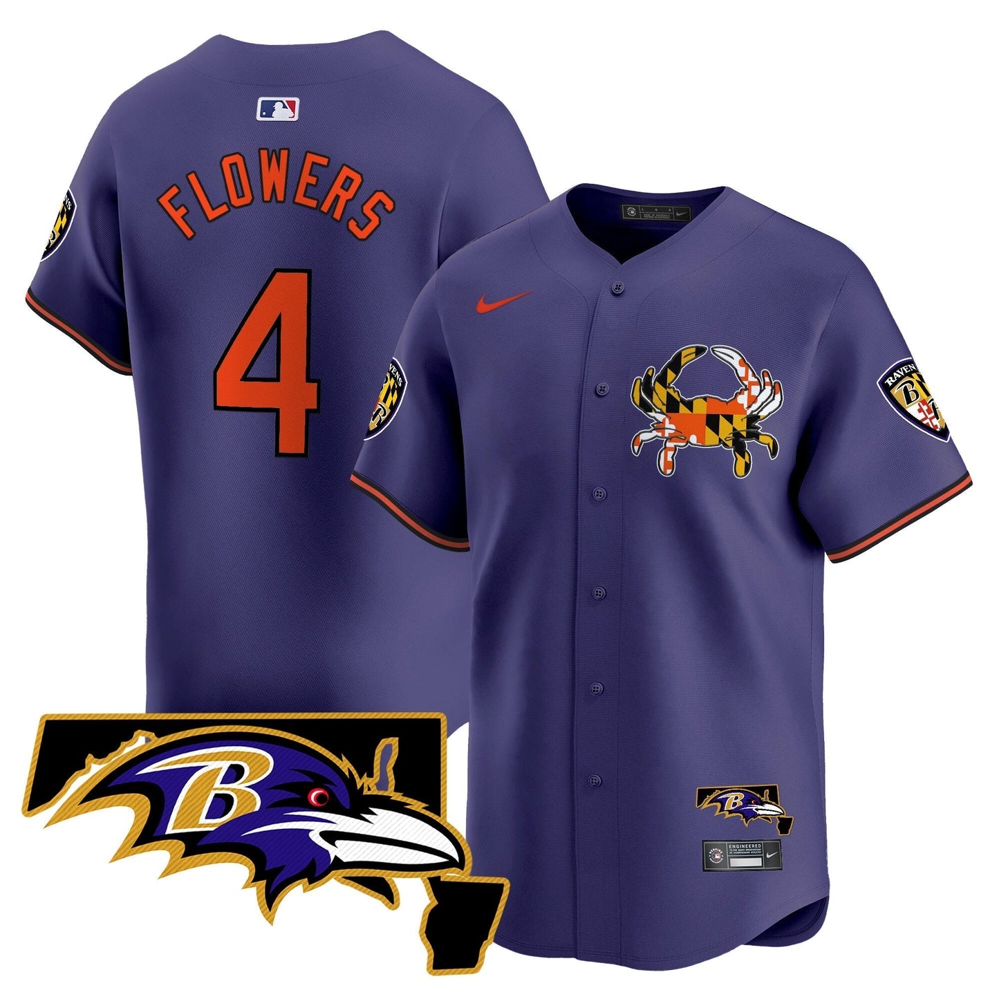 BAL 2024 Vapor Premier Baseball Jersey - All Stitched-DTD
