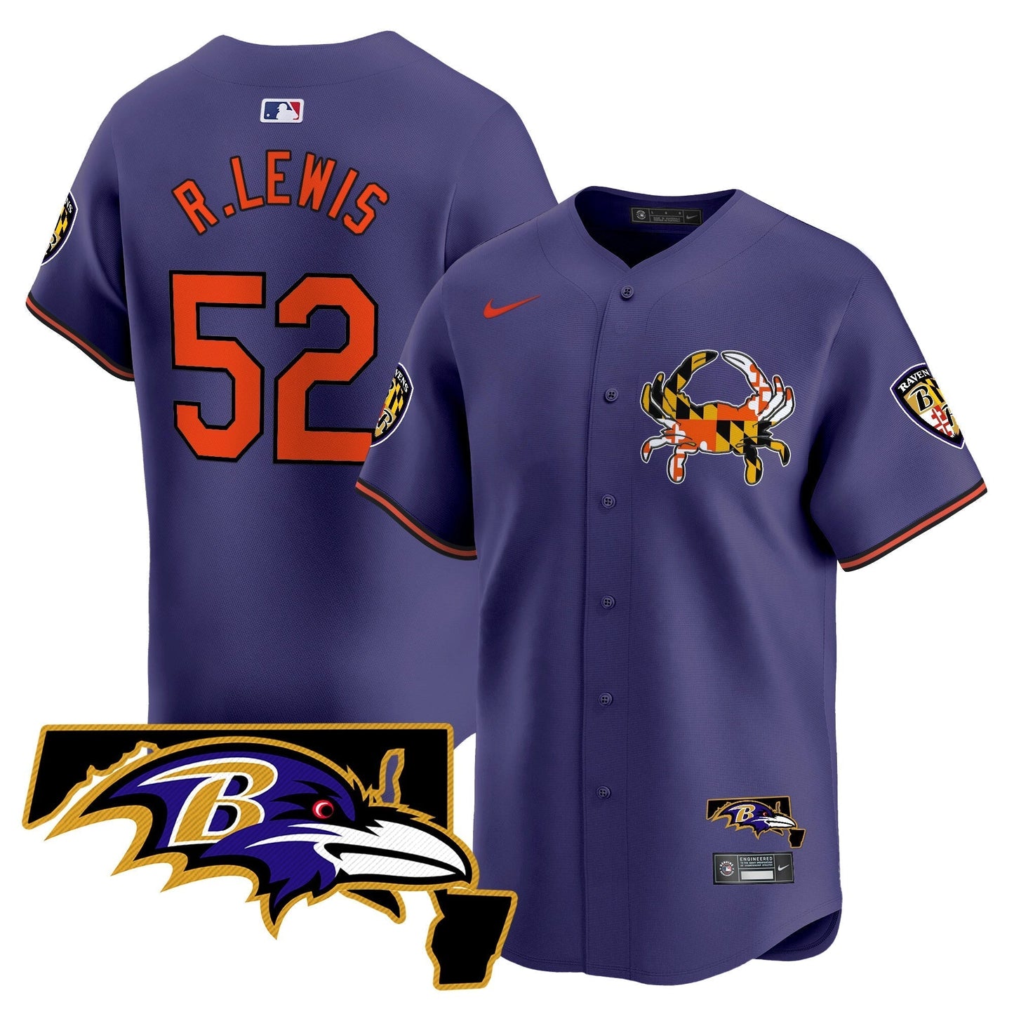 BAL 2024 Vapor Premier Baseball Jersey - All Stitched-DTD