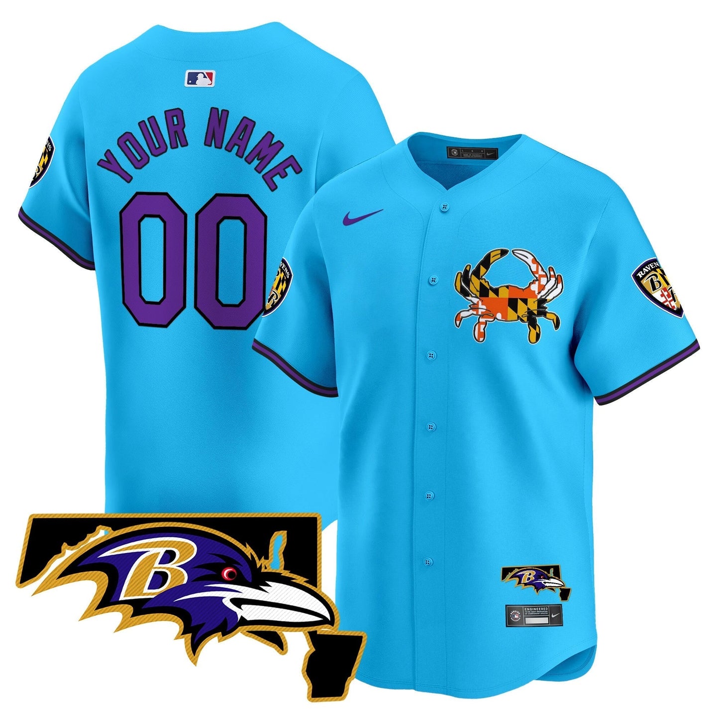 BAL 2024 Vapor Premier Baseball Custom Jersey V2 - All Stitched-DTD