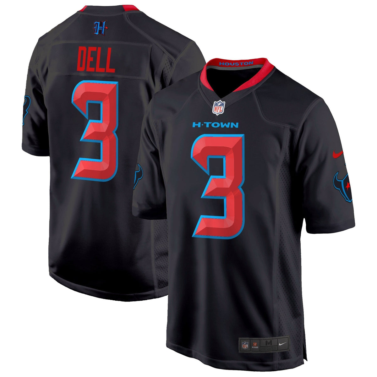 HOU 2024 Game Jersey - All Stitched-DTD