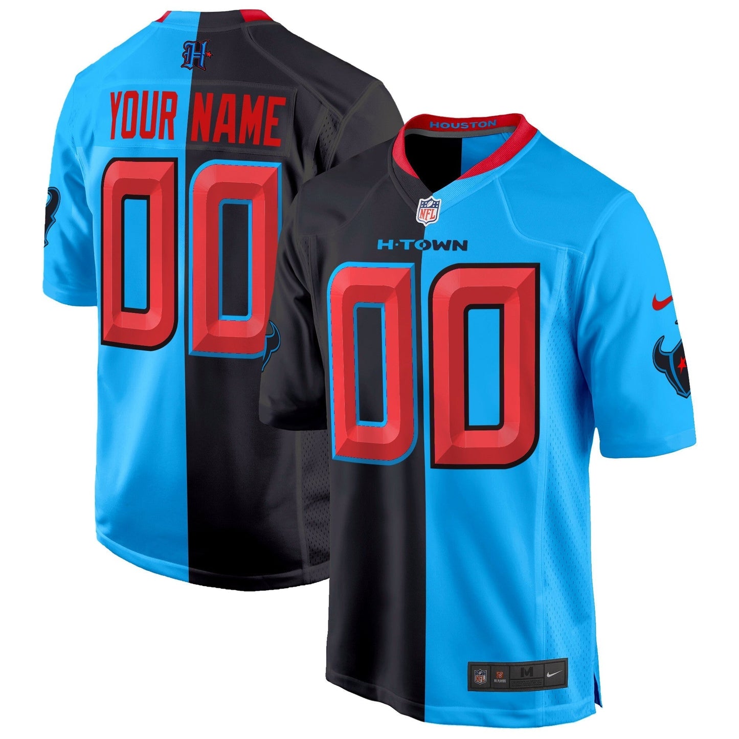HOU 2024 Game Custom Jersey - All Stitched-DTD