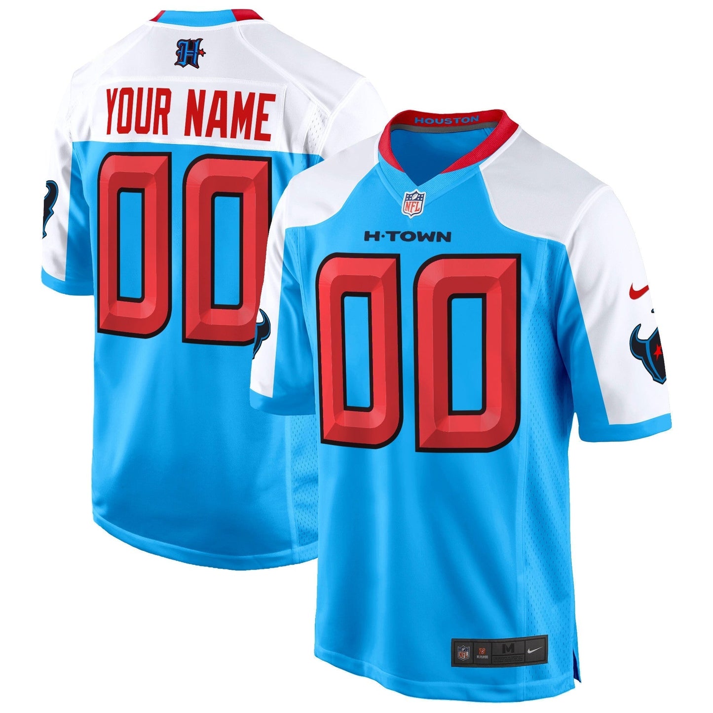 HOU 2024 Game Custom Jersey - All Stitched-DTD