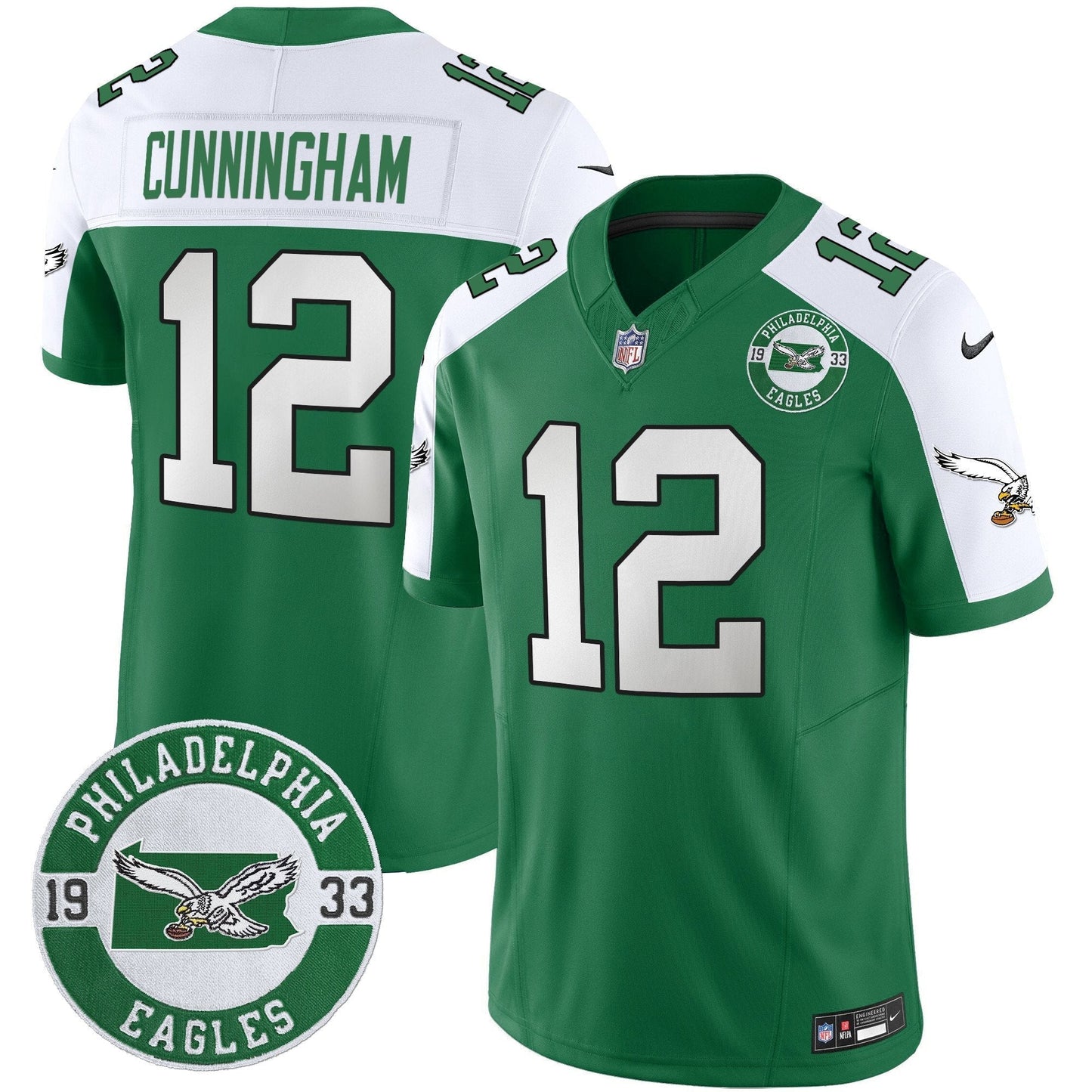 PHI 2025 Throwback Vapor Limited Jersey - Est. 1933 Patch - All Stitched-DTD