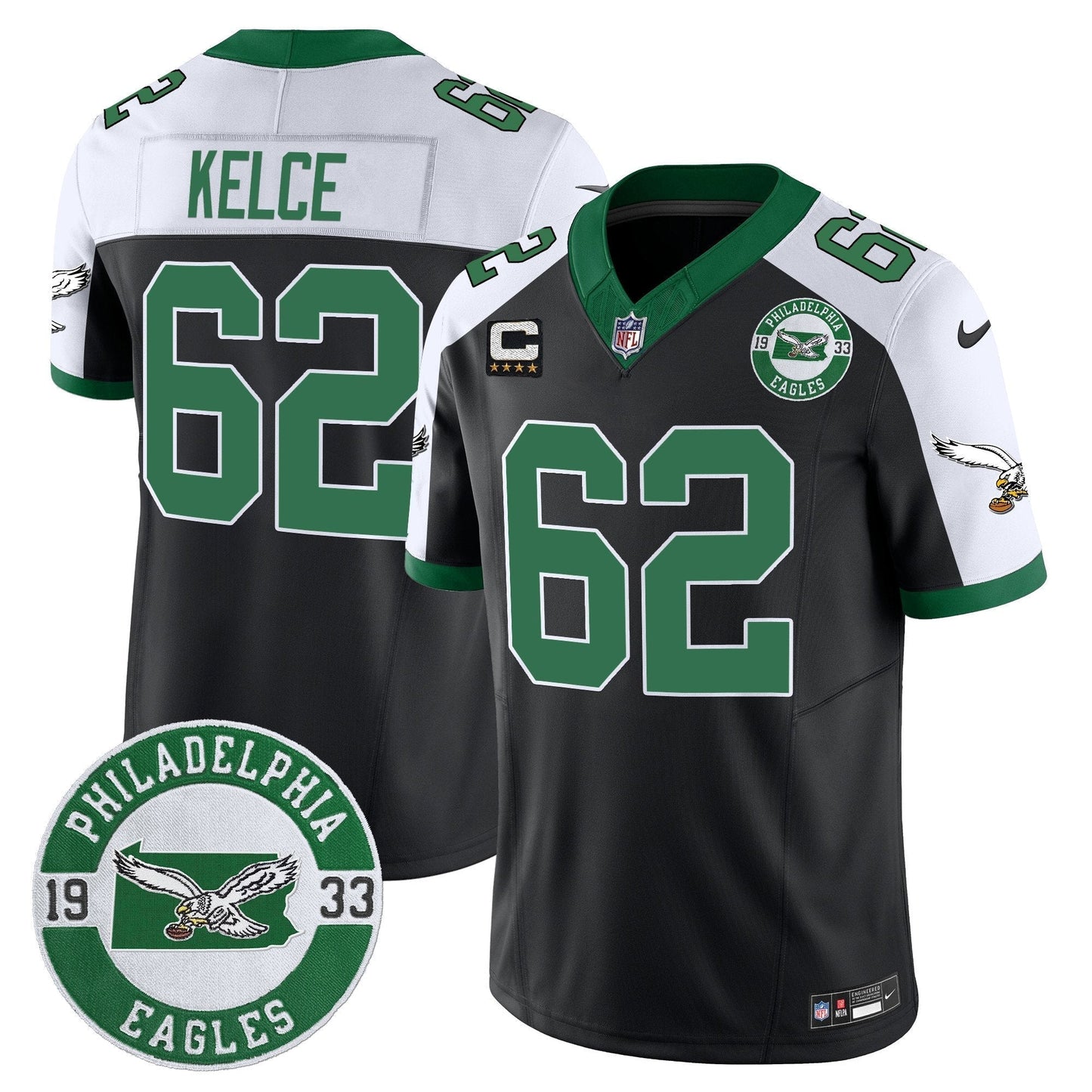 PHI 2025 Throwback Vapor Limited Jersey - Est. 1933 Patch - All Stitched-DTD