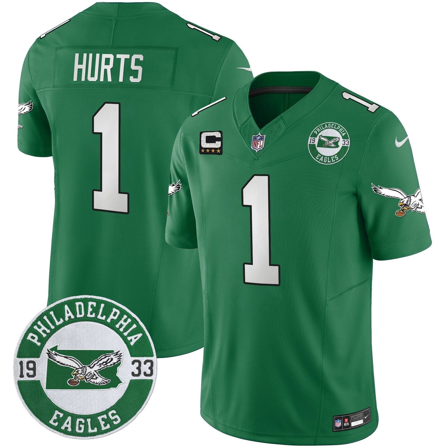 PHI 2025 Throwback Vapor Limited Jersey - Est. 1933 Patch - All Stitched-DTD