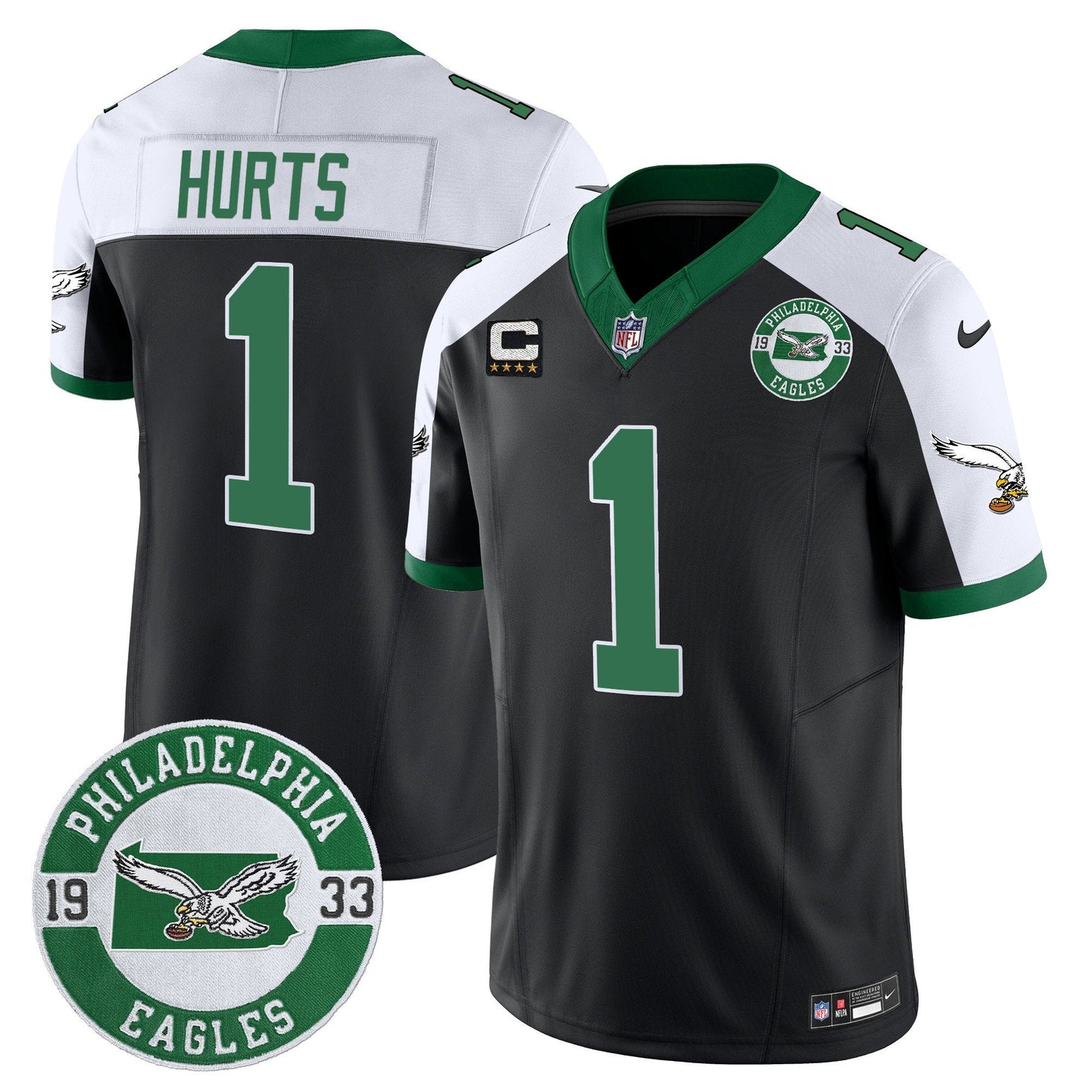 PHI 2025 Throwback Vapor Limited Jersey - Est. 1933 Patch - All Stitched-DTD