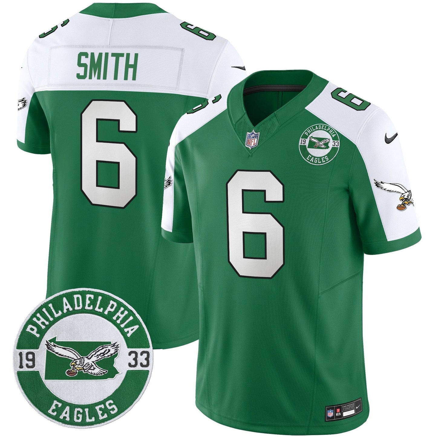 PHI 2025 Throwback Vapor Limited Jersey - Est. 1933 Patch - All Stitched-DTD