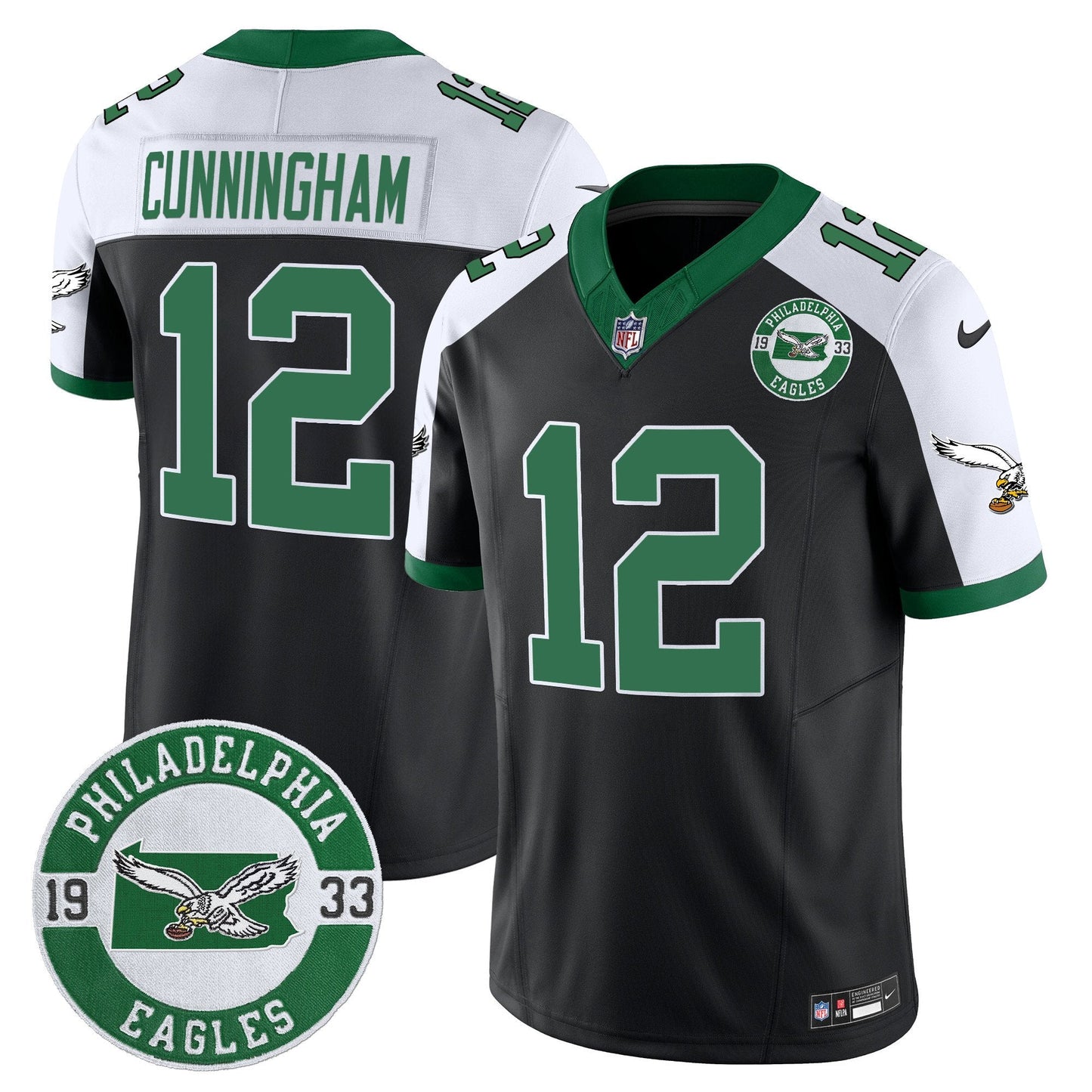 PHI 2025 Throwback Vapor Limited Jersey - Est. 1933 Patch - All Stitched-DTD