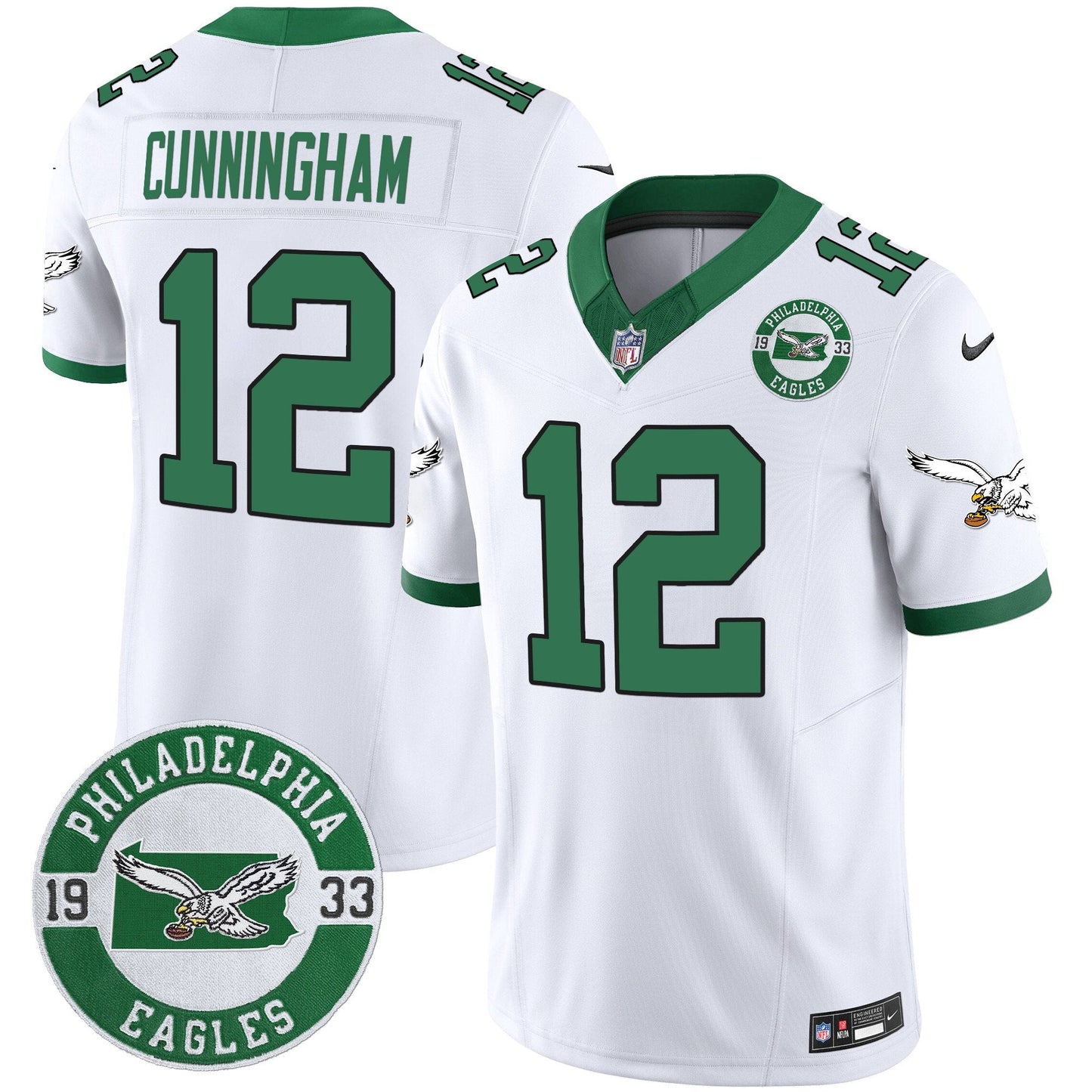 PHI 2025 Throwback Vapor Limited Jersey - Est. 1933 Patch - All Stitched-DTD