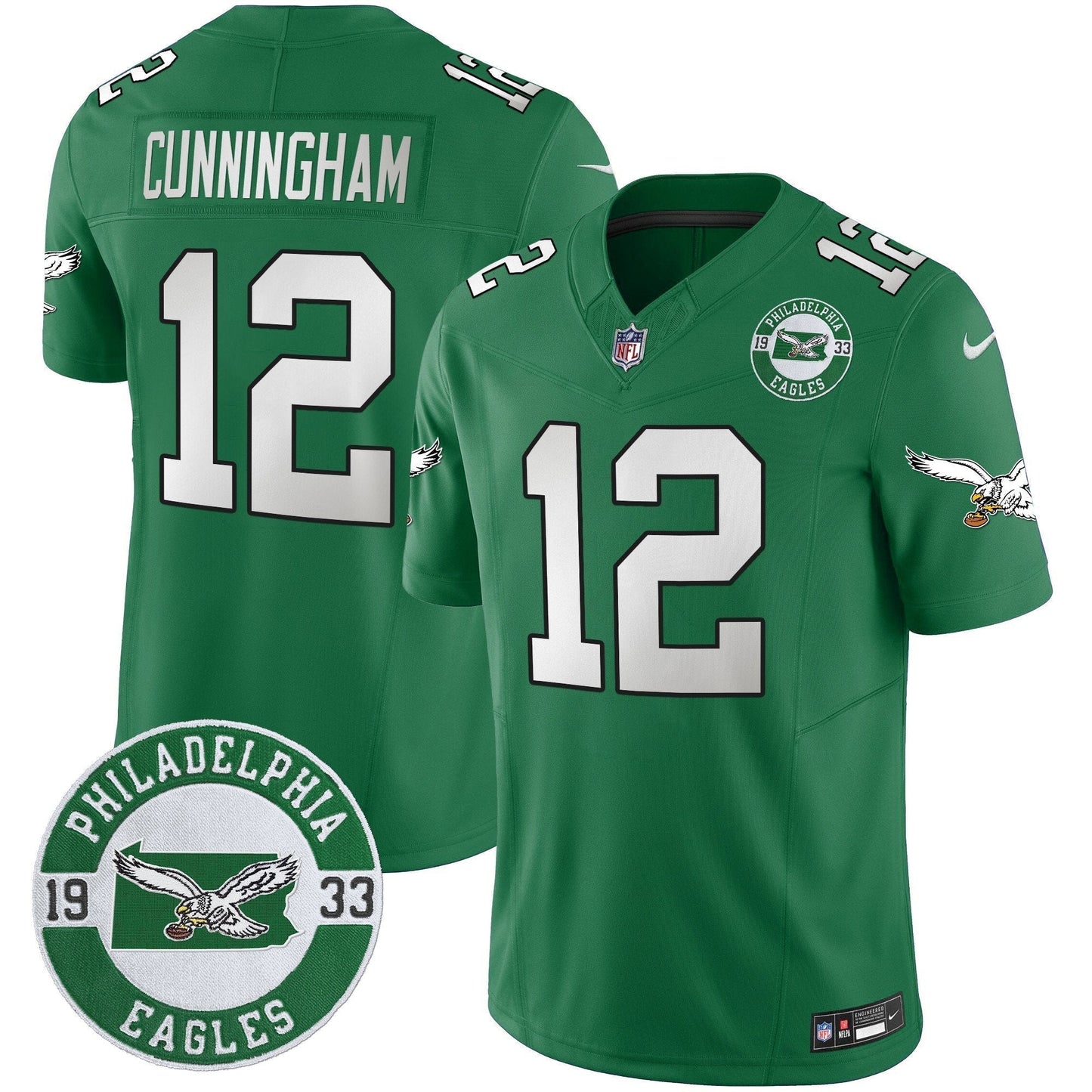 PHI 2025 Throwback Vapor Limited Jersey - Est. 1933 Patch - All Stitched-DTD