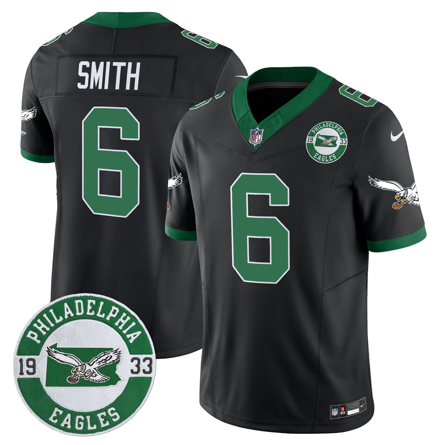 PHI 2025 Throwback Vapor Limited Jersey - Est. 1933 Patch - All Stitched-DTD