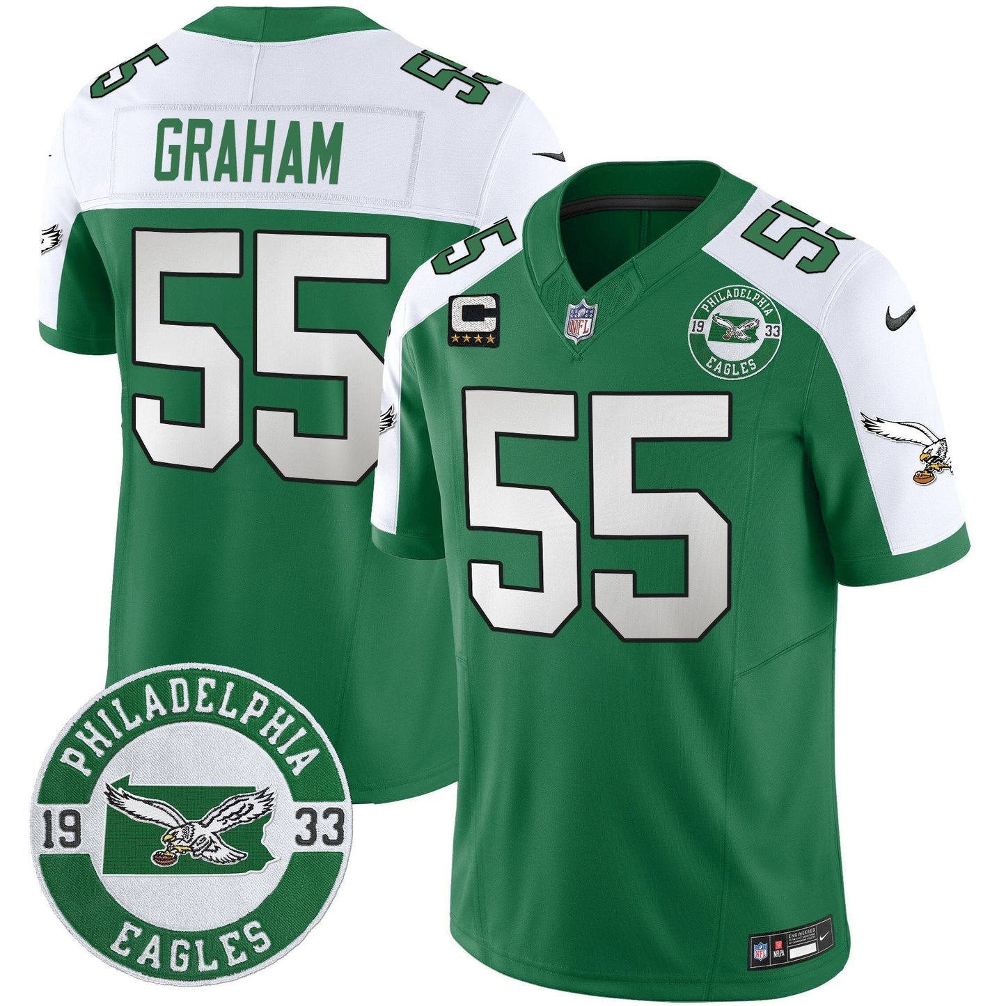 PHI 2025 Throwback Vapor Limited Jersey - Est. 1933 Patch - All Stitched-DTD
