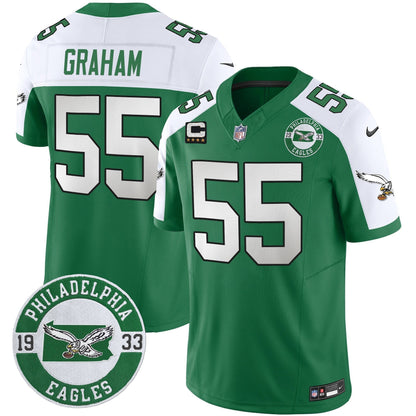 PHI 2025 Throwback Vapor Limited Jersey - Est. 1933 Patch - All Stitched-DTD