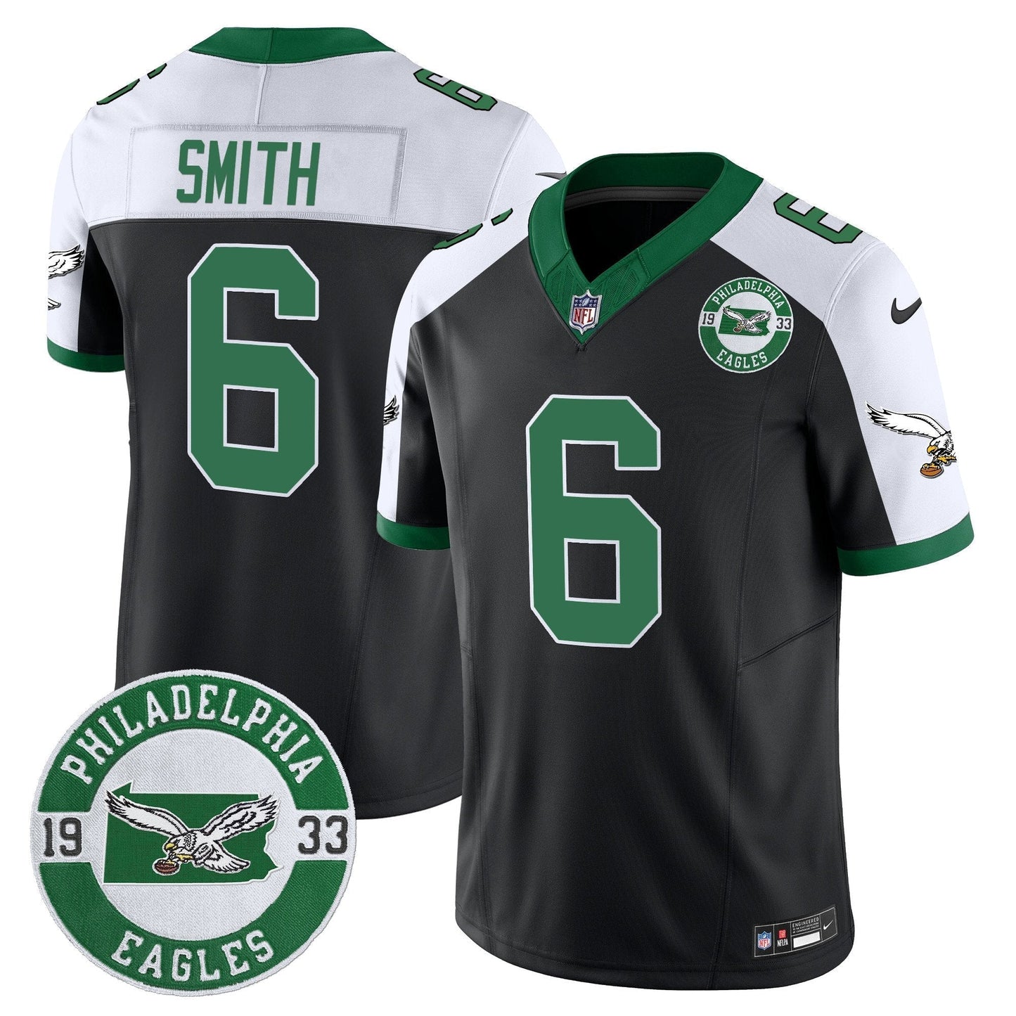 PHI 2025 Throwback Vapor Limited Jersey - Est. 1933 Patch - All Stitched-DTD