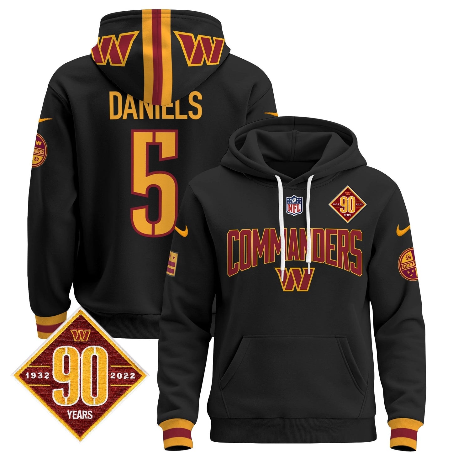 WAS 2024 Pullover Hoodie V2- All Stitched-DTD