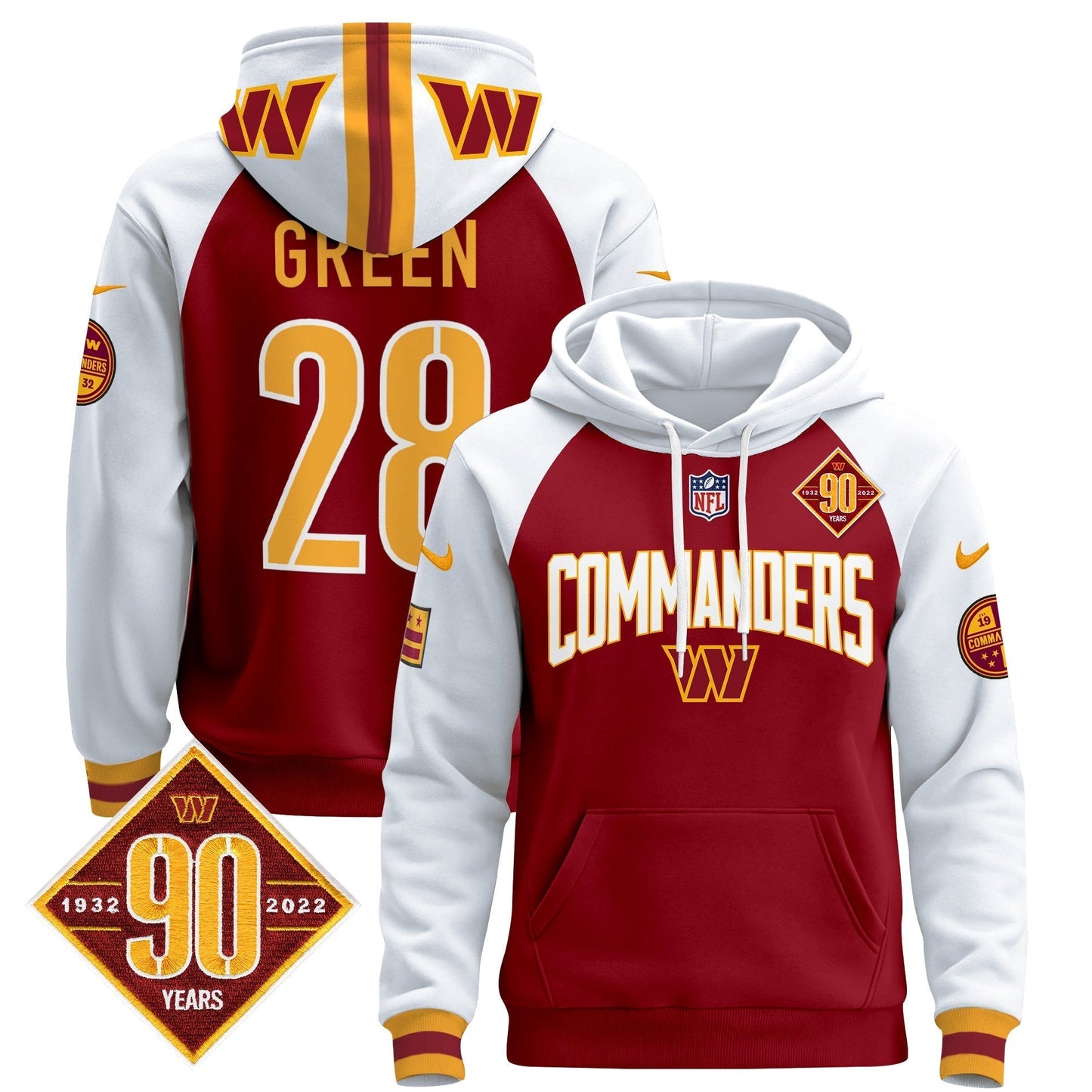 WAS 2024 Pullover Hoodie V2- All Stitched-DTD