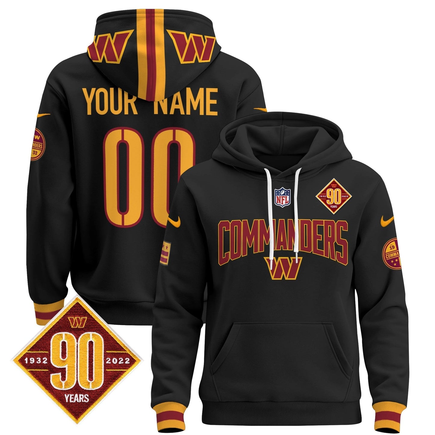 WAS 2024 Custom Pullover Hoodie V2- All Stitched-DTD