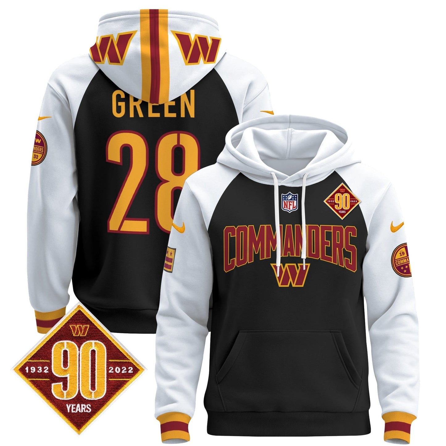 WAS 2024 Pullover Hoodie V2- All Stitched-DTD