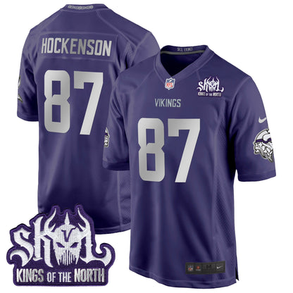 MIN 2024 Winter Warrior Skol Patch Game Jersey - All Stitched-DTD