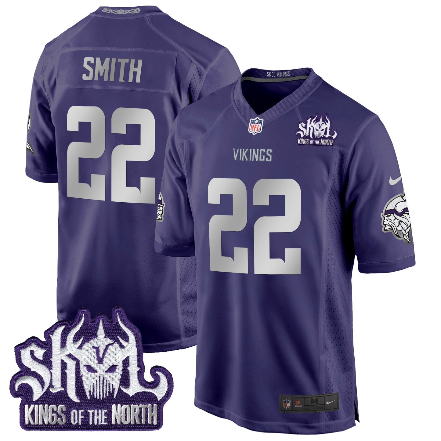MIN 2024 Winter Warrior Skol Patch Game Jersey - All Stitched-DTD
