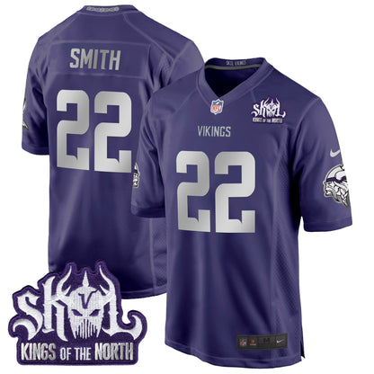 MIN 2024 Winter Warrior Skol Patch Game Jersey - All Stitched-DTD