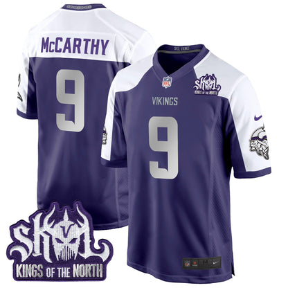 MIN 2024 Winter Warrior Skol Patch Game Jersey - All Stitched-DTD