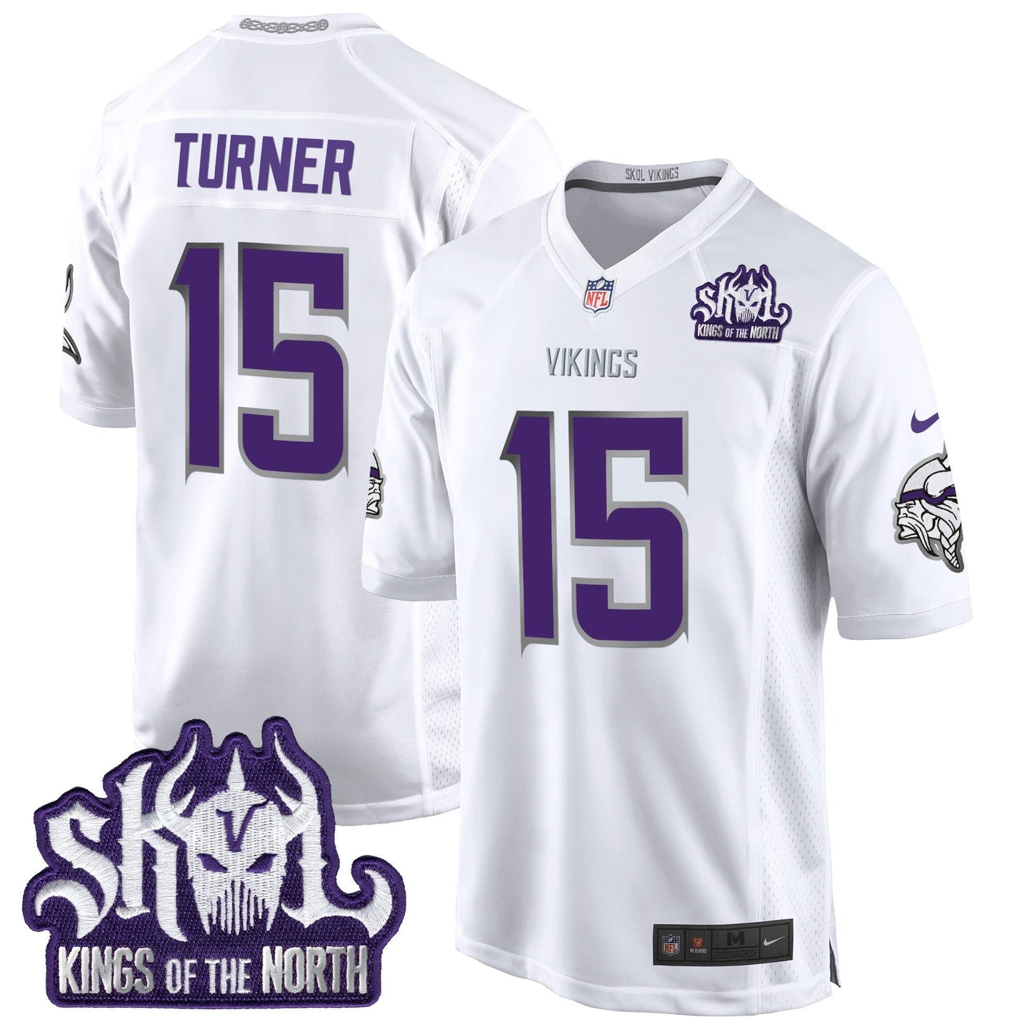 MIN 2024 Winter Warrior Skol Patch Game Jersey - All Stitched-DTD