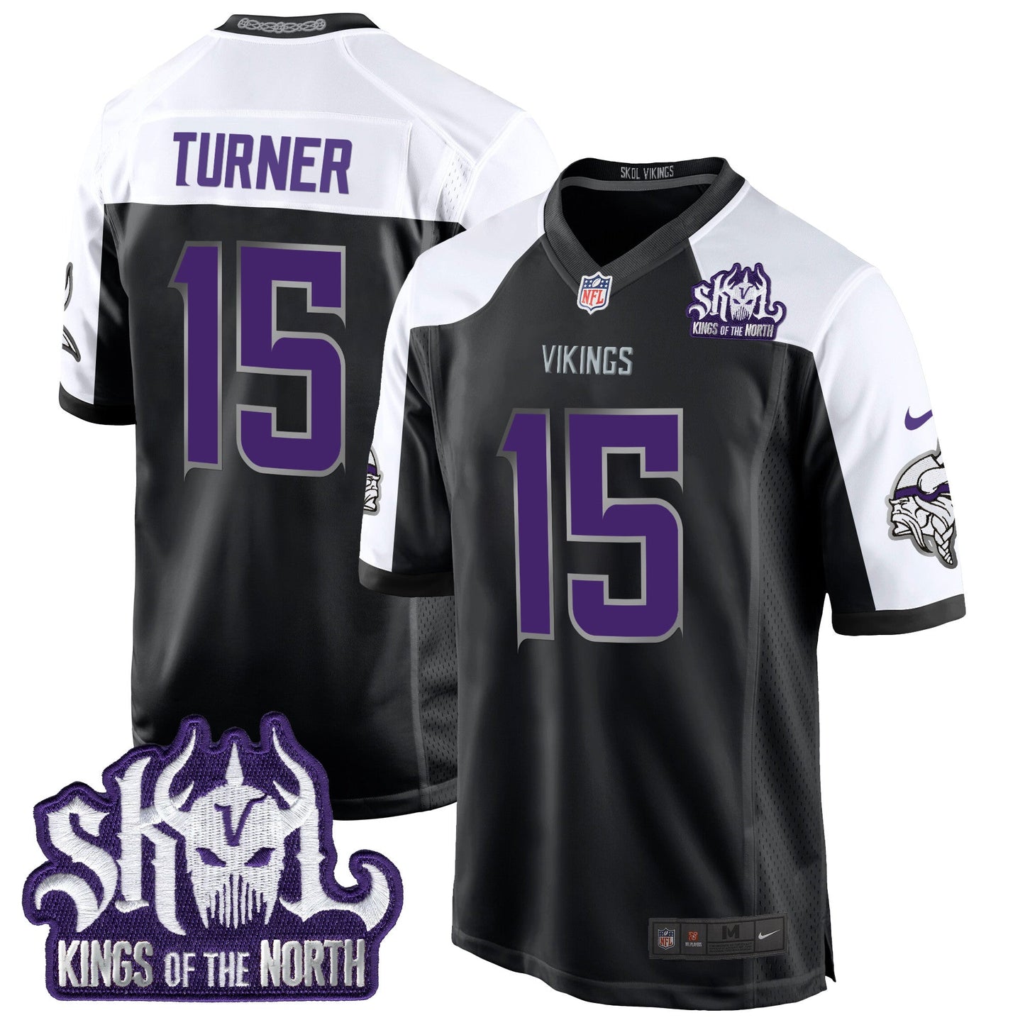 MIN 2024 Winter Warrior Skol Patch Game Jersey - All Stitched-DTD