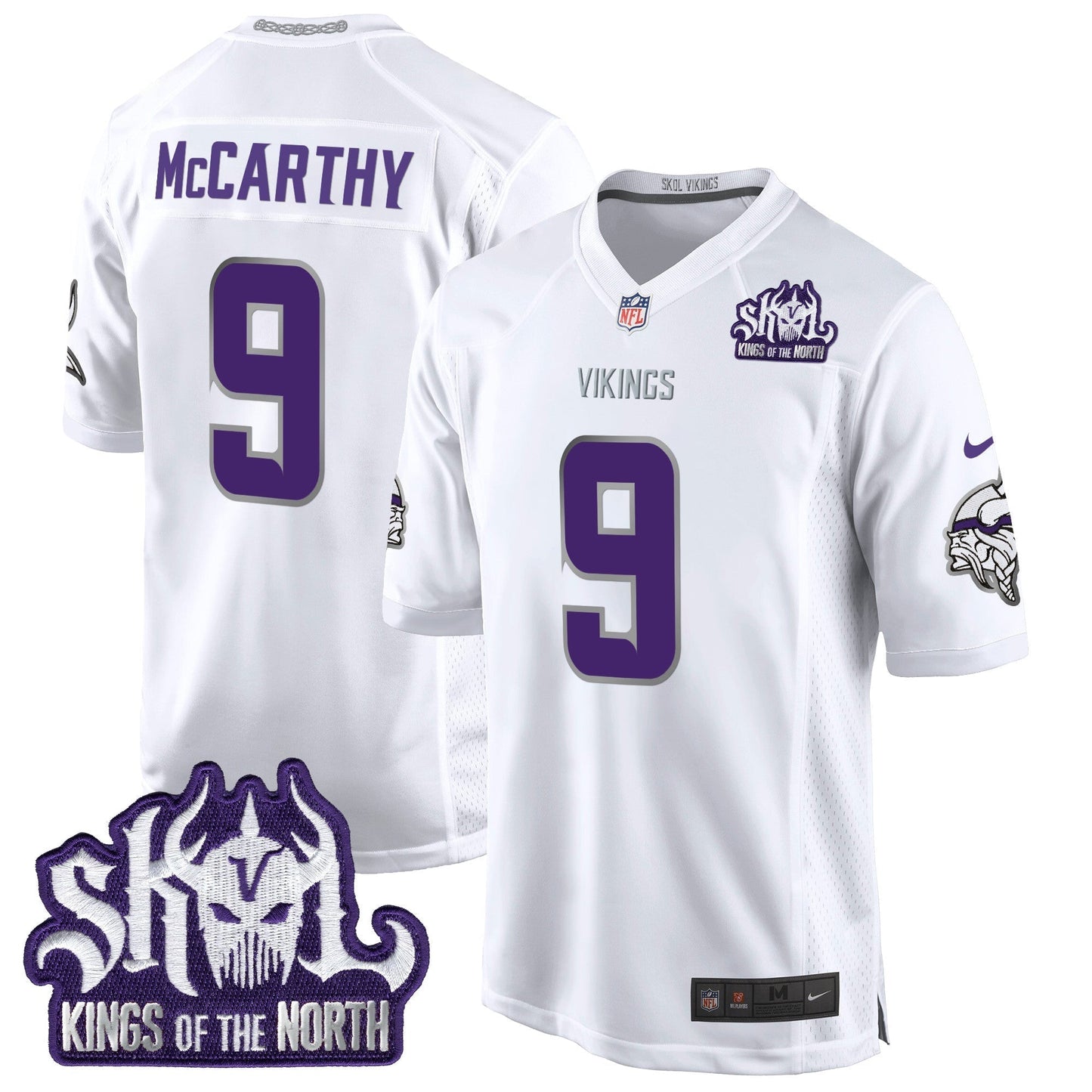 MIN 2024 Winter Warrior Skol Patch Game Jersey - All Stitched-DTD