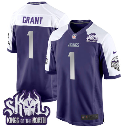 MIN 2024 Winter Warrior Skol Patch Game Jersey - All Stitched-DTD
