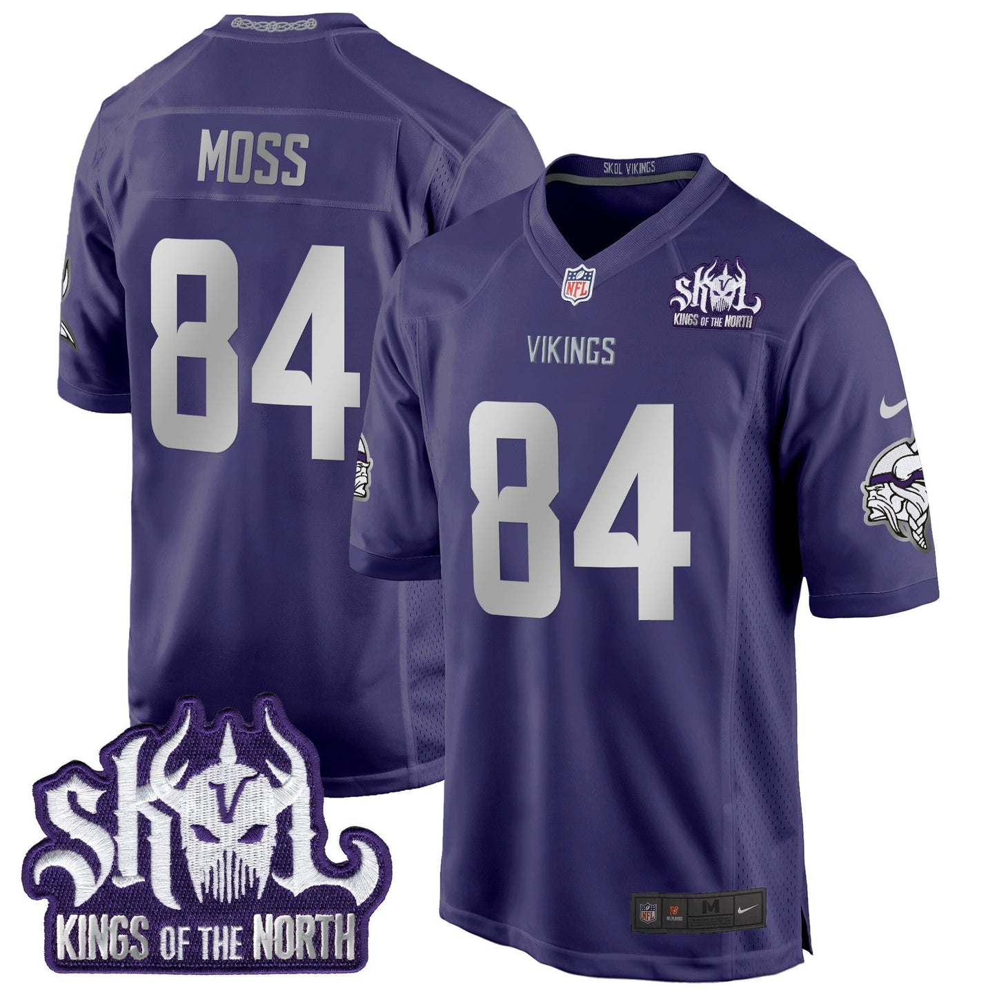 MIN 2024 Winter Warrior Skol Patch Game Jersey - All Stitched-DTD