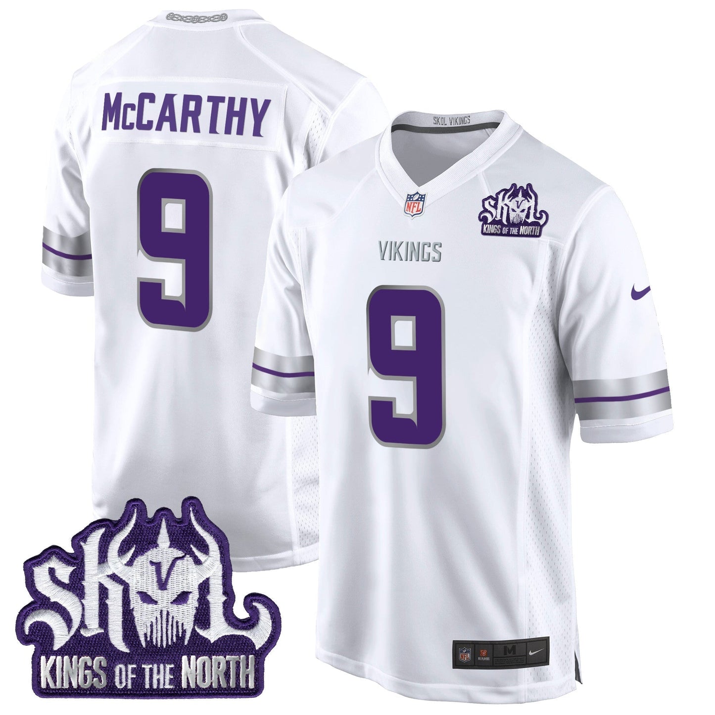 MIN 2024 Winter Warrior Skol Patch Game Jersey - All Stitched-DTD