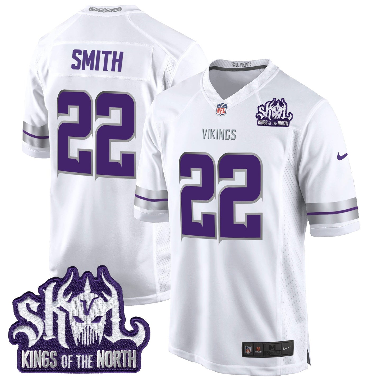MIN 2024 Winter Warrior Skol Patch Game Jersey - All Stitched-DTD